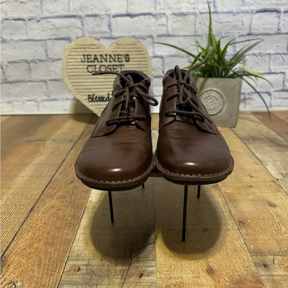 Pikolinos Santiago Brown Leather Chukka Boots Size 42 US 8.5